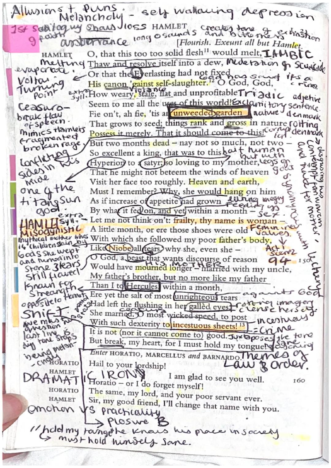 HAMLET SOLILOQUY ANALYSIS s1.a2