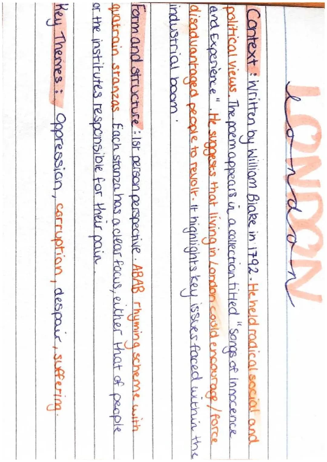 Understanding William Blake's 'London': Poem Analysis for Kids