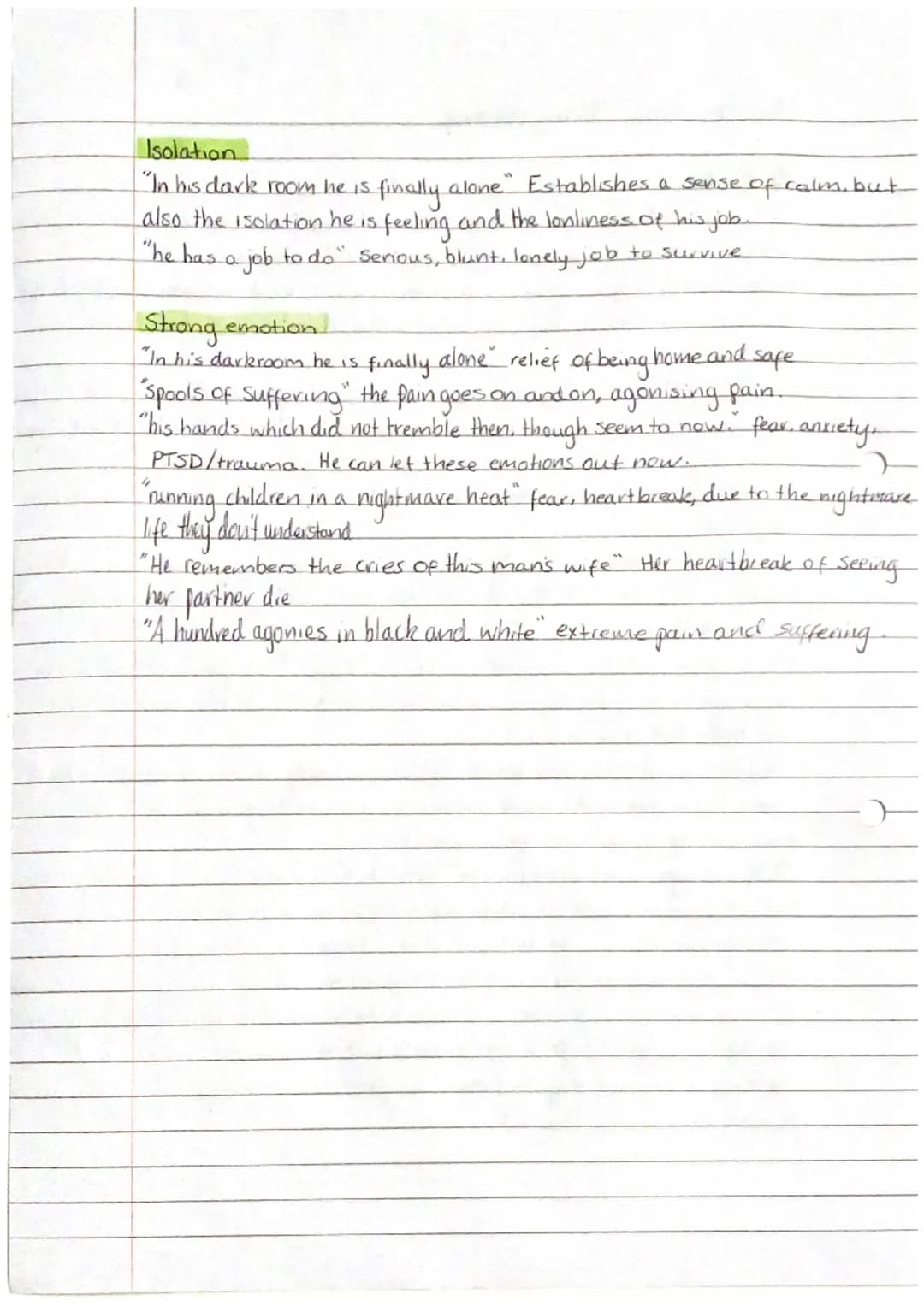 2
2
Carol Ann Duffy - Poetry themes.
War Photographer
• Change: The damage caused by war / lives lost/ the safety in England and the lack of