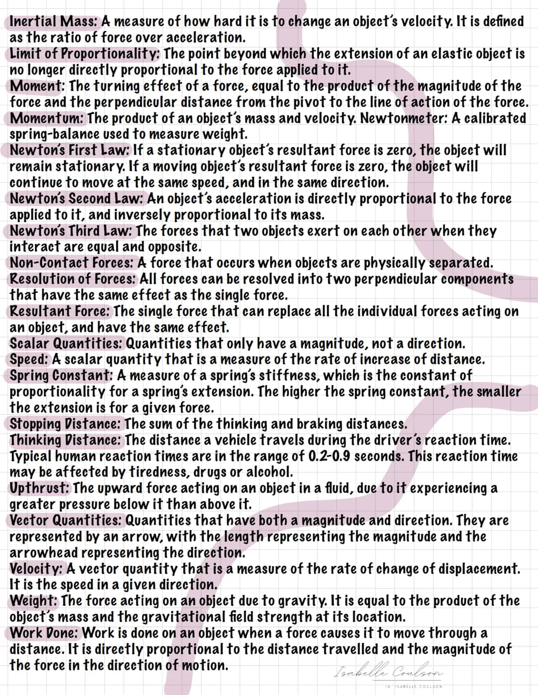 OSMOSIS
abelle Coulson
Osmosis is the movement of water from a higher water concentration to
a lower concentration through a partially perme
