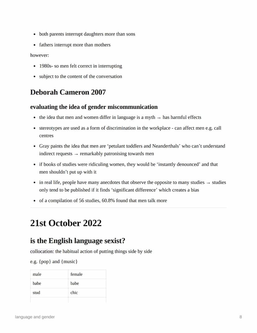 language and gender
Ⓒsubject
english language
Last edited time @November 21, 2022 5:44 PM
deadline
= notes
status
© type
key terms highlight