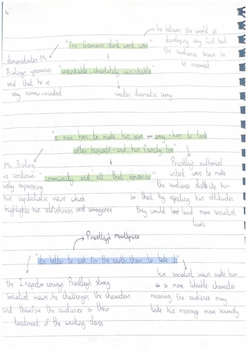 Quotes:
•M.
Mr. Biling
•Mis. Biding
Sheila
•Eric
•Gudd
•The Inspector Summary
-the Birting family and Gerald Groft are
celebrating Sheila's 