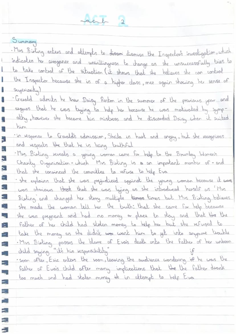 Quotes:
•M.
Mr. Biling
•Mis. Biding
Sheila
•Eric
•Gudd
•The Inspector Summary
-the Birting family and Gerald Groft are
celebrating Sheila's 