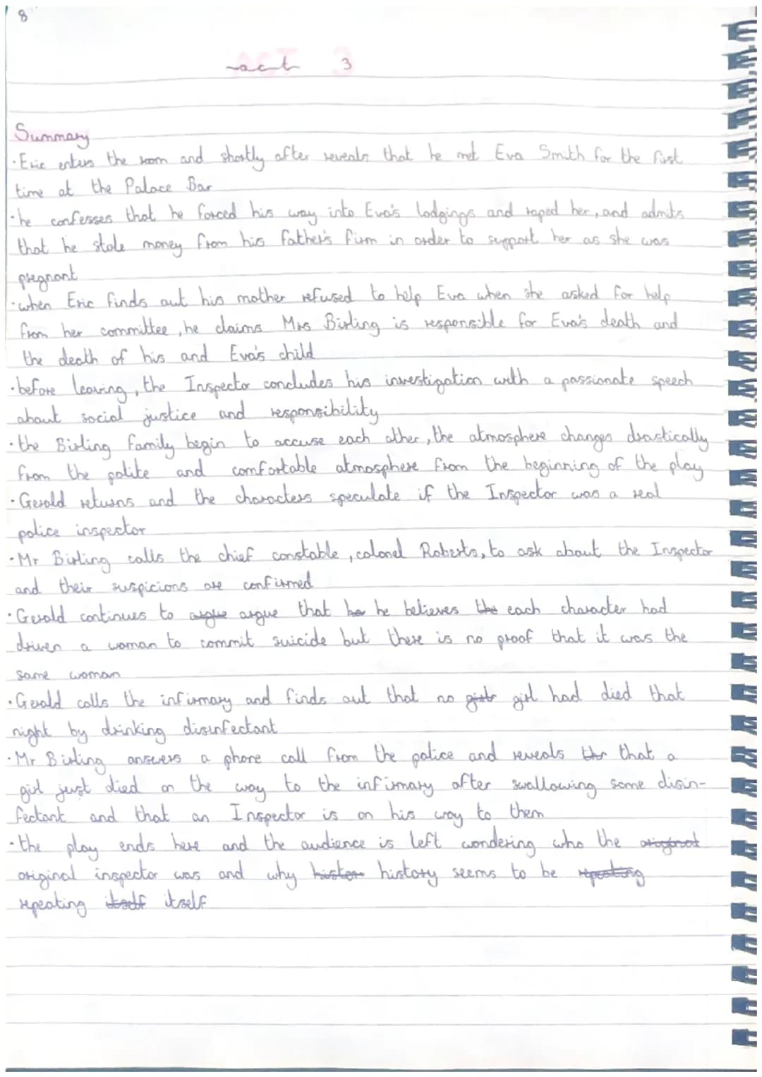 Quotes:
•M.
Mr. Biling
•Mis. Biding
Sheila
•Eric
•Gudd
•The Inspector Summary
-the Birting family and Gerald Groft are
celebrating Sheila's 