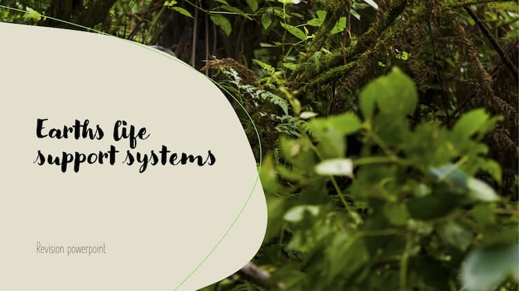 Know Earth's life support system  thumbnail