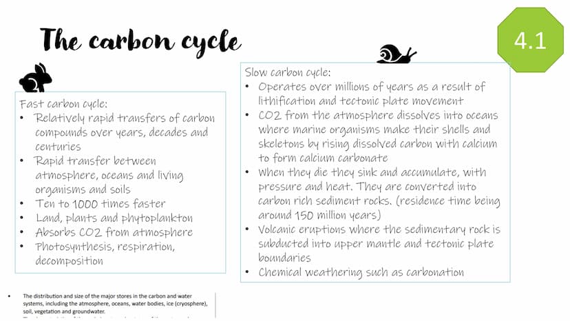 Earths life
support systems
Revision powerpoint ●
●
The importance of water and carbon 4.1
to life of earth?
Water
●
Water helps to create t
