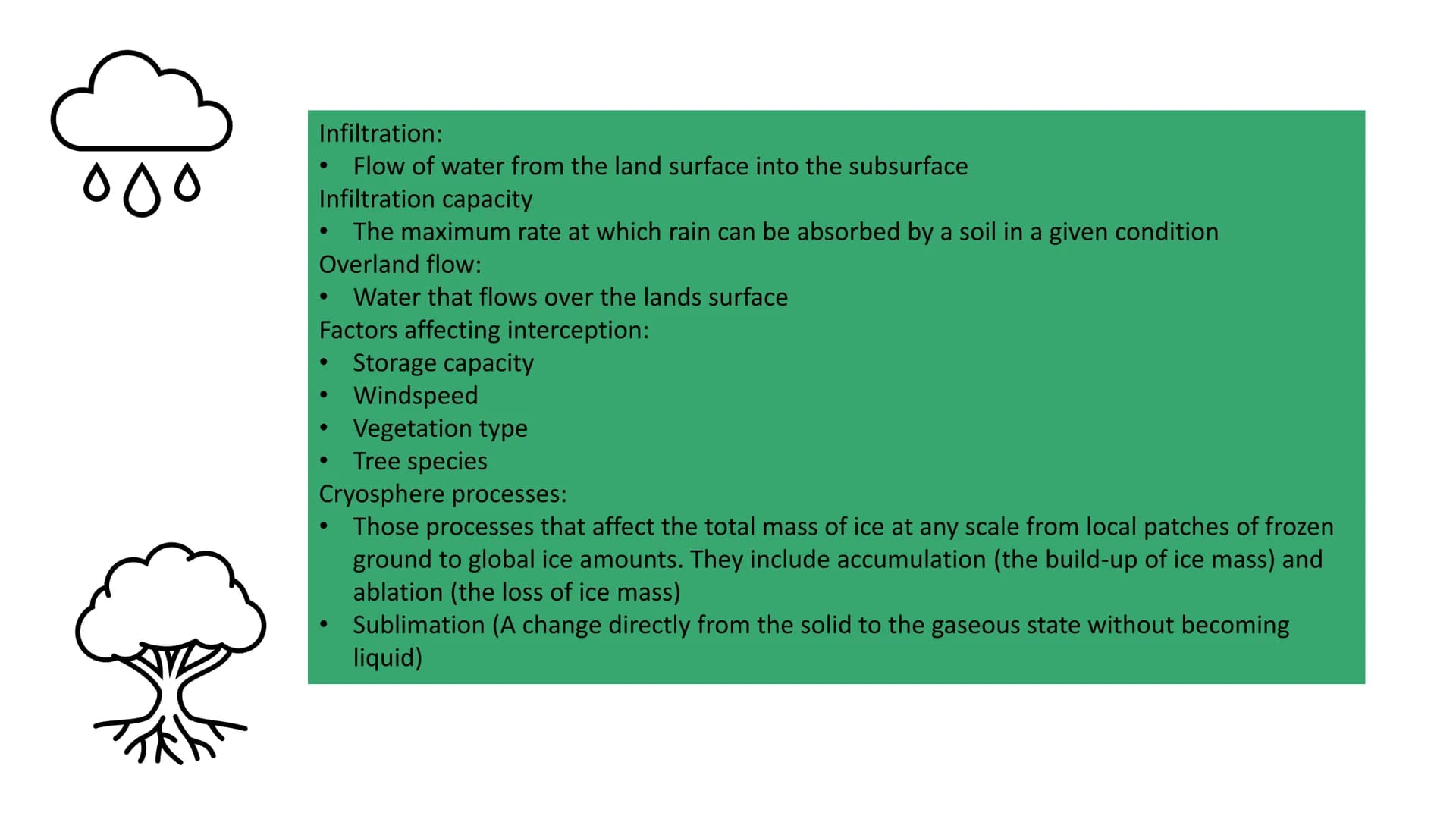 Earths life
support systems
Revision powerpoint ●
●
The importance of water and carbon 4.1
to life of earth?
Water
●
Water helps to create t