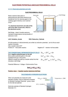 Know electrode potentinals, electrochemical cells & commerical applications of electrochemical cells | AQA A-Level Physical Chemistry thumbnail