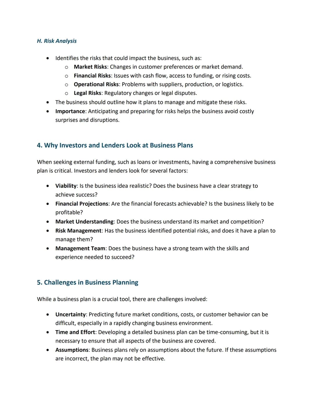 1. What is a Business Plan?
A business plan is a formal written document that outlines a company's goals and the strategy
for achieving them