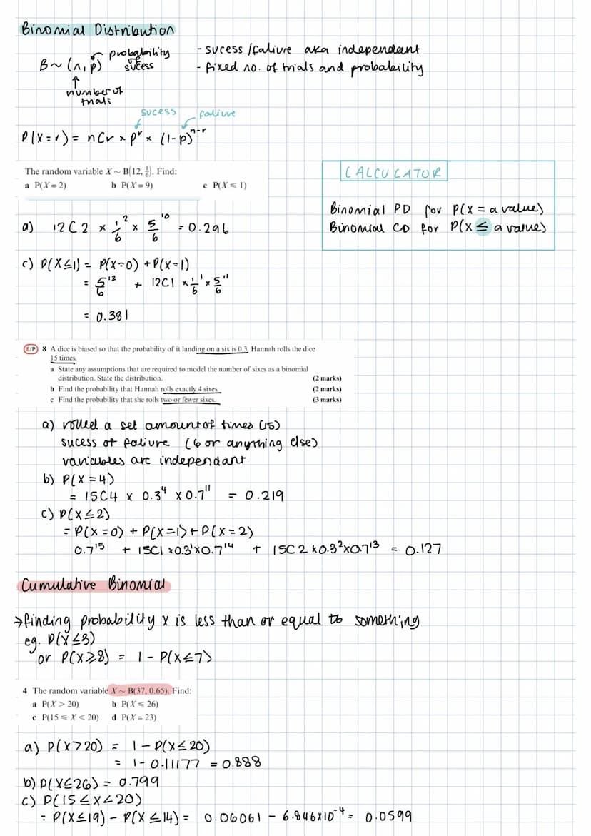 Probability Distributions
random variable i'S
sumple space
१८
1
2 3 4 56
P(X=x) 1/6 1/6 1/6 1/16 1
x
1
P(SS) 26
This spinner is spun until i
