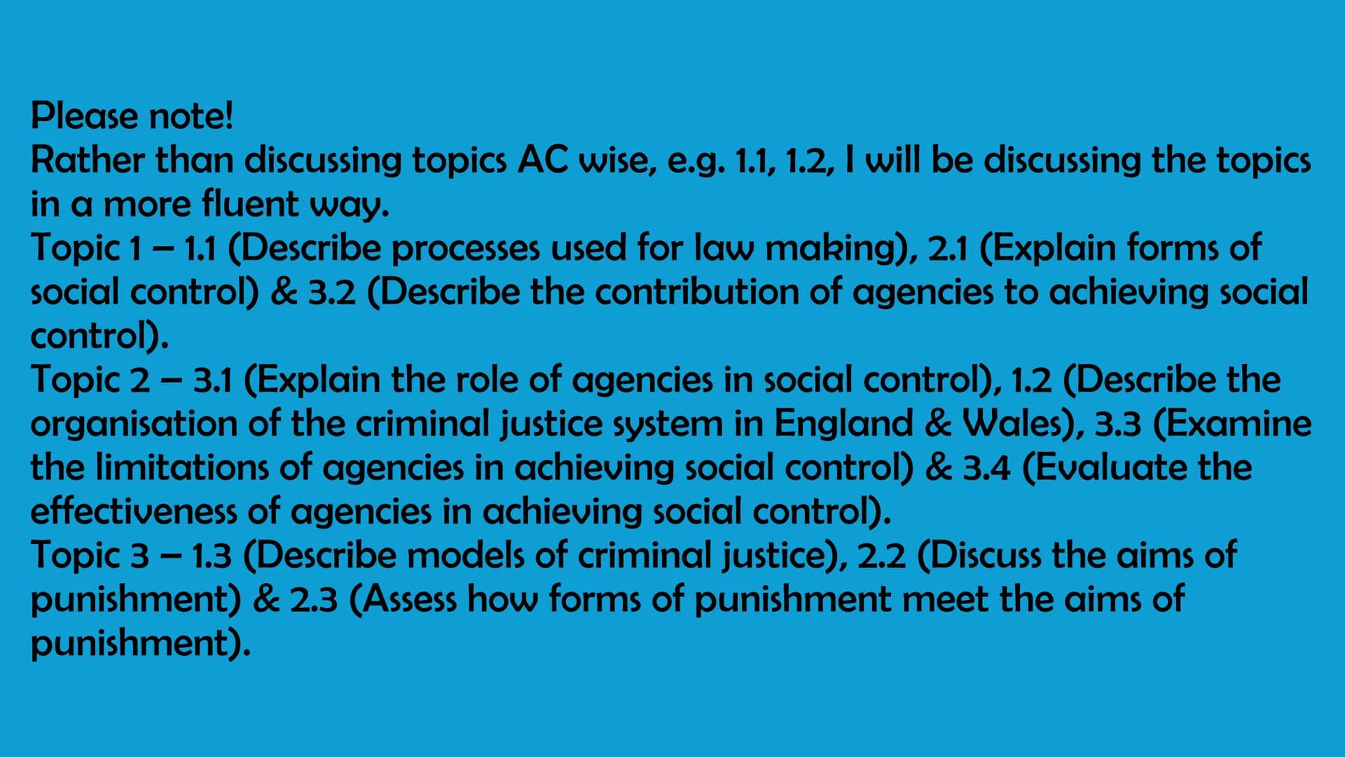 # Unit 4

WJEC Criminology Level 3
Applied Diploma

By Bailie Burnett Please note!
Rather than discussing topics AC wise, e.g. 1.1, 1.2, I w