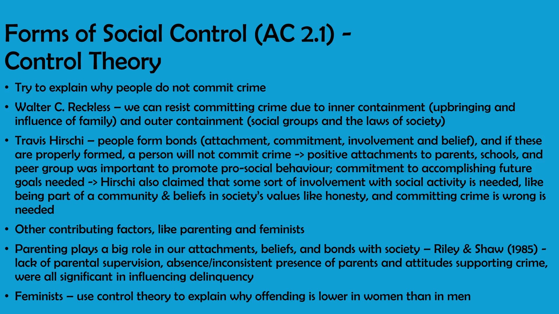 # Unit 4

WJEC Criminology Level 3
Applied Diploma

By Bailie Burnett Please note!
Rather than discussing topics AC wise, e.g. 1.1, 1.2, I w