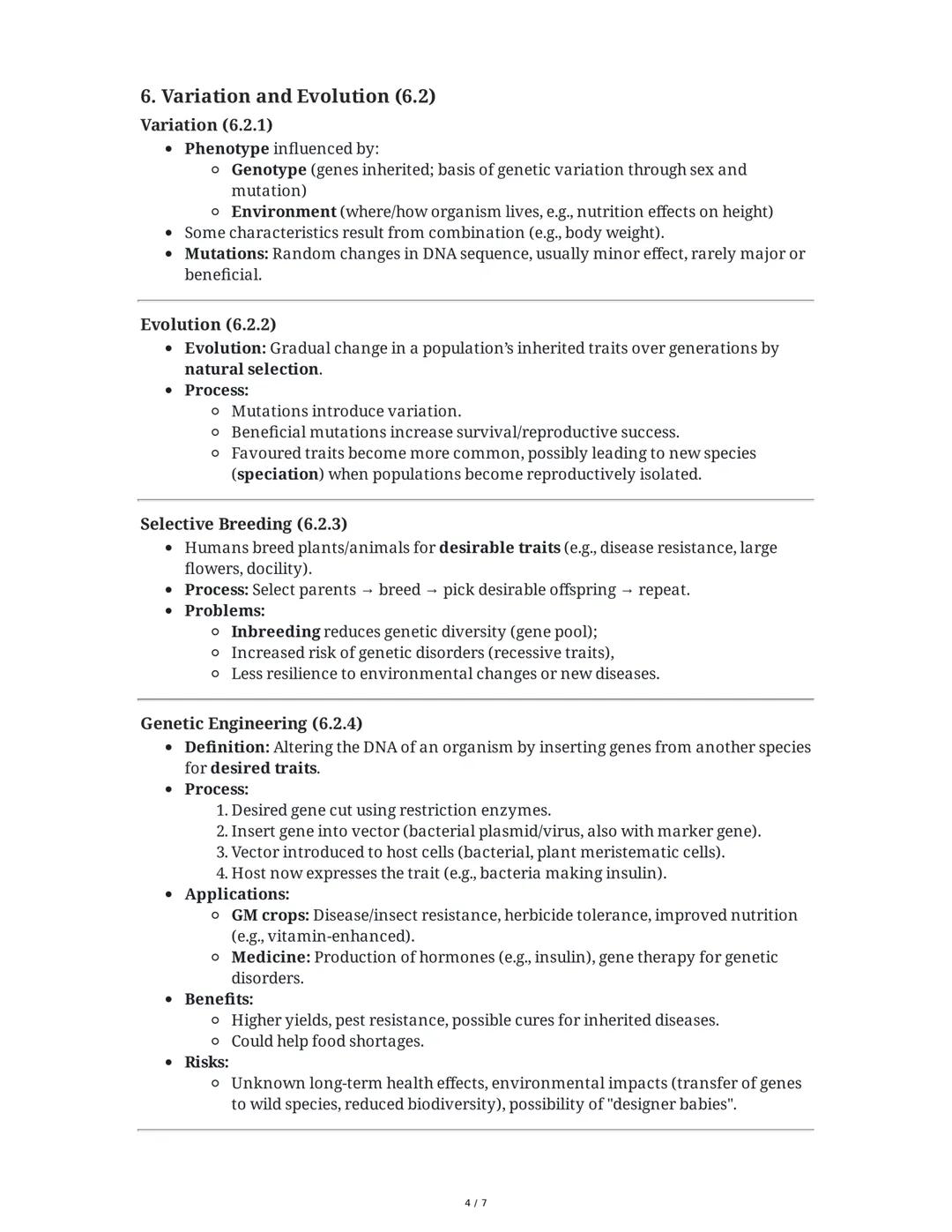 # AQA GCSE Biology – Topic 6: Inheritance, Variation, and Evolution

1. Reproduction (6.1)

Sexual and Asexual Reproduction (6.1.1)

* Mitos