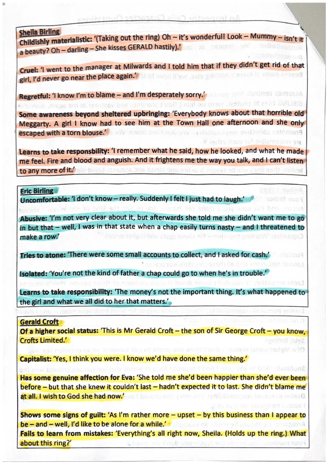An Inspector Calls Character Quotations
Inspector Goole ollutabnow I
0907 Jun anach uzlichstem vinizibling
Authoritative: 'He creates at onc