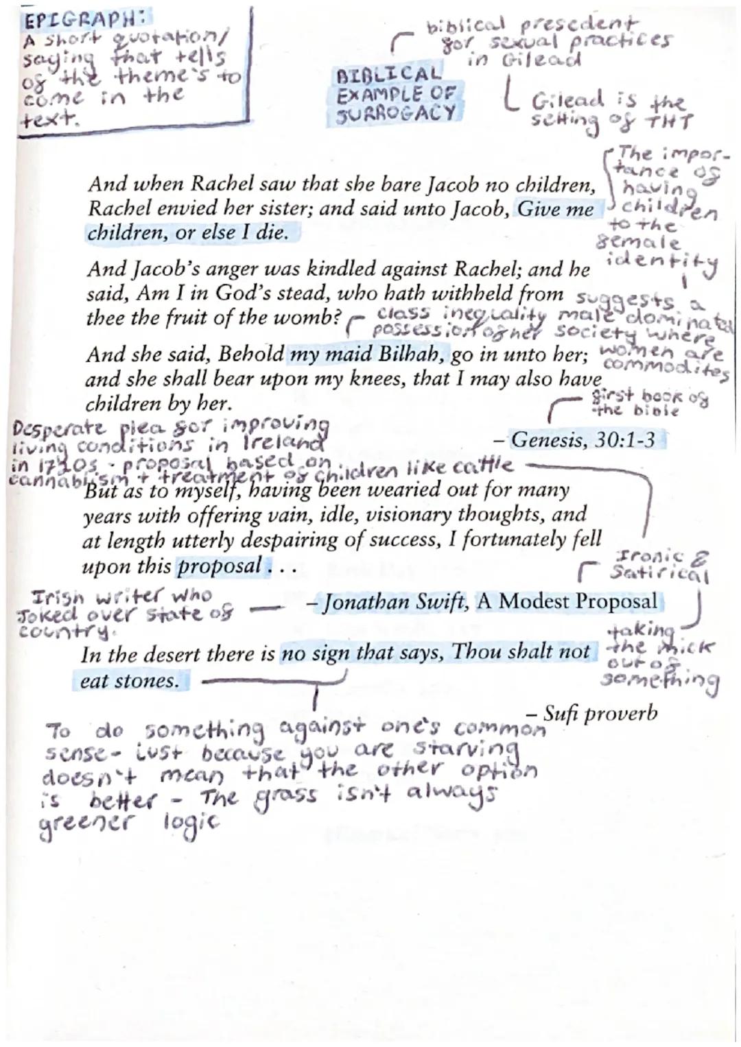 EPIGRAPH:
A short quotation/
saying that tells
of the theme's to
come in the
text.
Desperate plea for improving
living conditions in Ireland