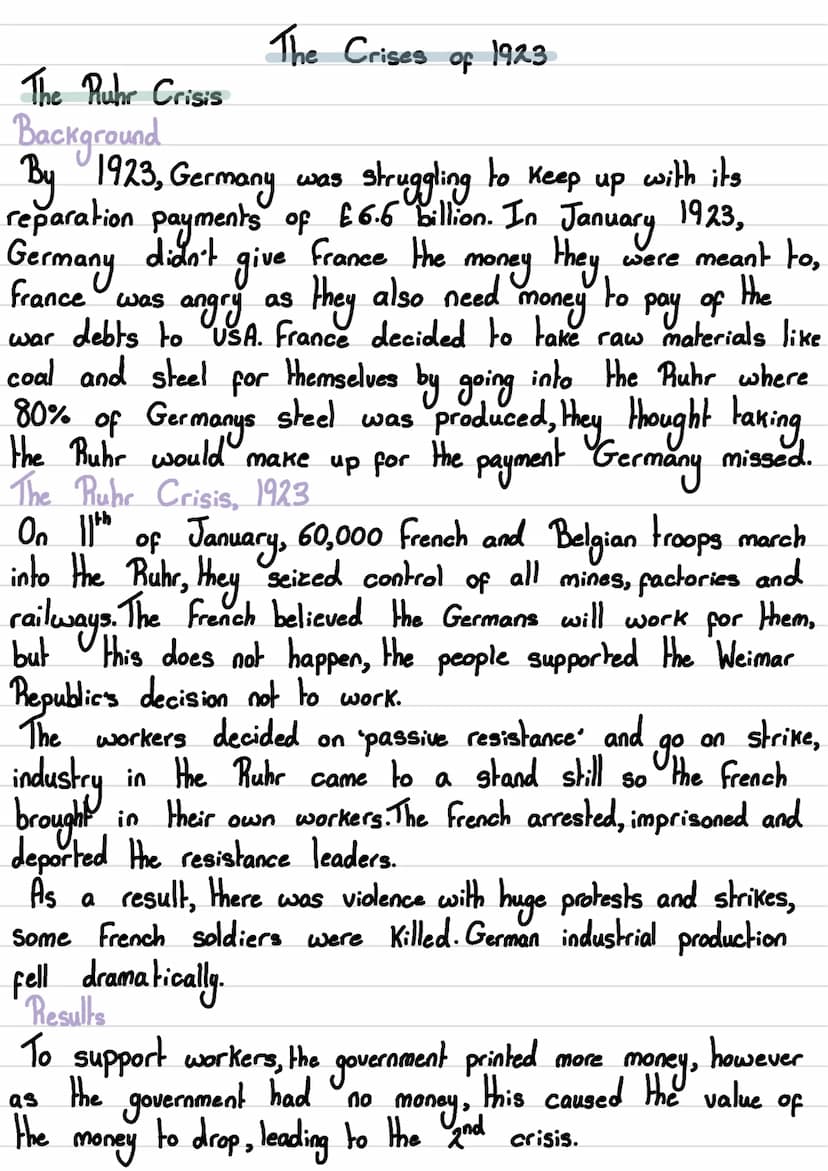 1918-1929 The Heimar Retublic
at
1 Germany of the end op WW1, 1918.
What the Weimar Reuplic
2
3
4
was
The Treaty of Versailles
Threats
the L