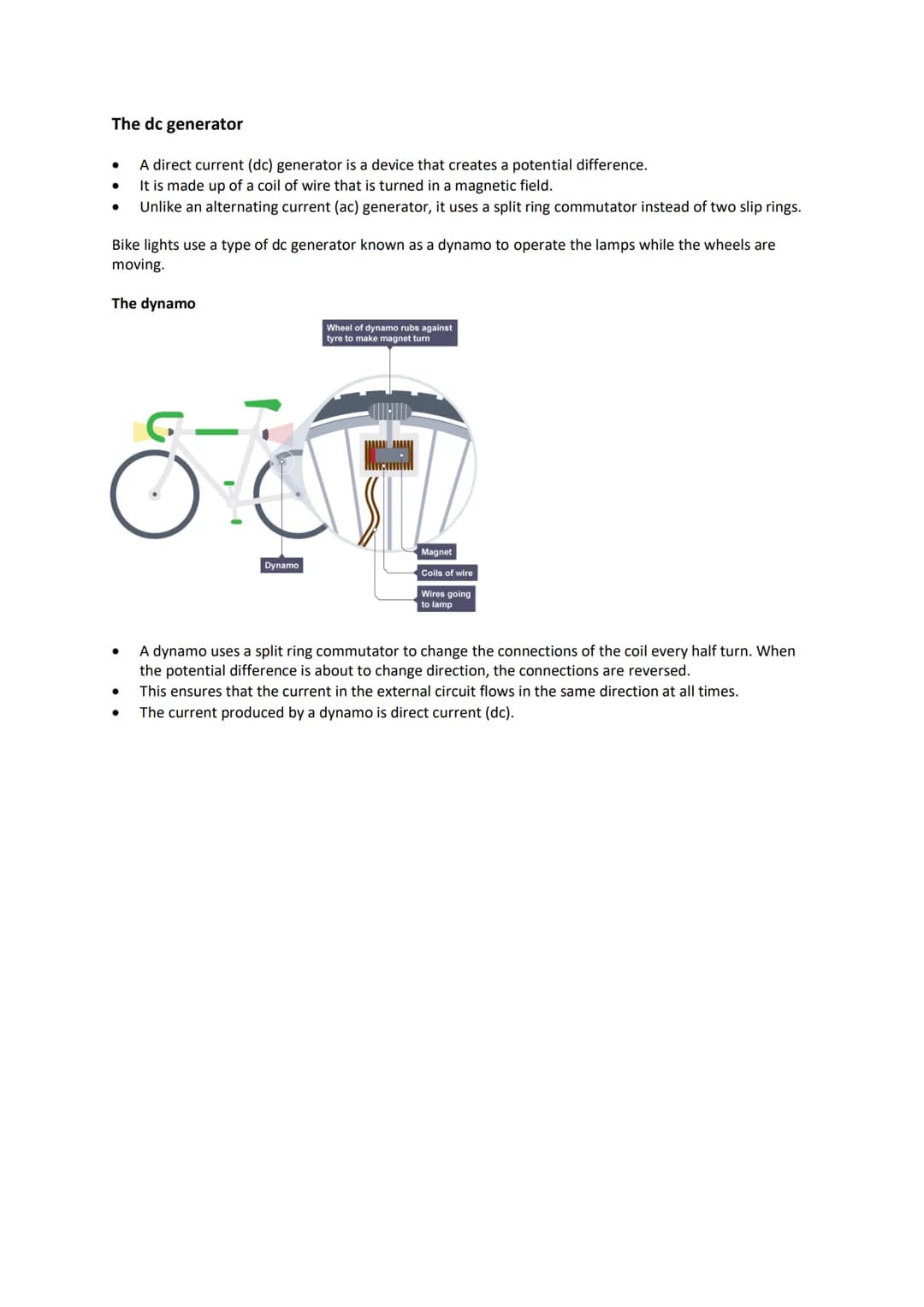 Induced potential and the generator effect
●
●
Electromagnetism - Electromagnetic induction
●
To make an electric current flow, you need a p