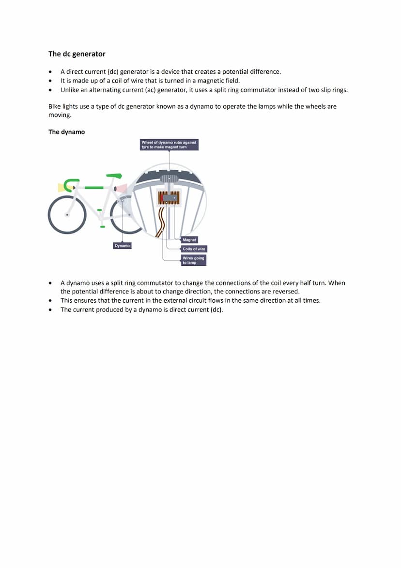Induced potential and the generator effect
●
●
Electromagnetism - Electromagnetic induction
●
To make an electric current flow, you need a p