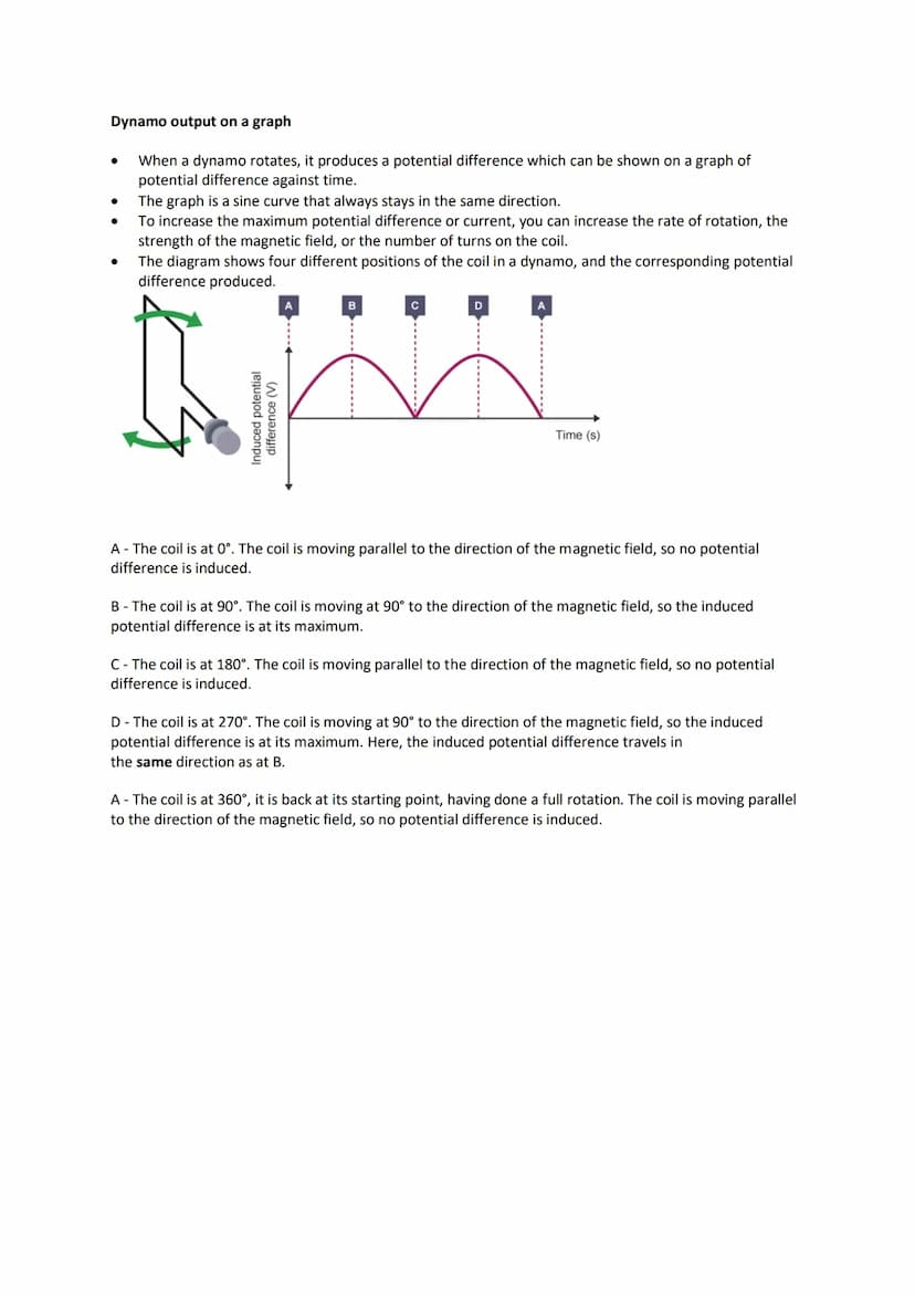 Induced potential and the generator effect
●
●
Electromagnetism - Electromagnetic induction
●
To make an electric current flow, you need a p