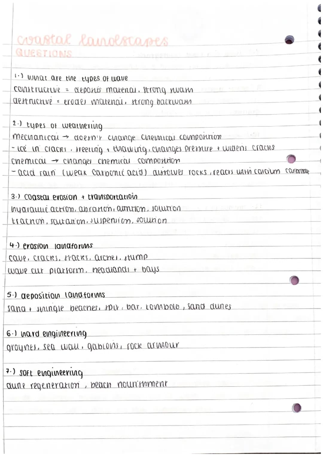 tectonic hazards
QUESTIONS
".) where are volcanoes + earthquakes located?
located on destructive, constructive + conservative plate boundari