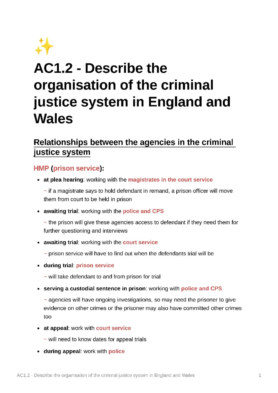 Understanding the Criminal Justice System in the UK