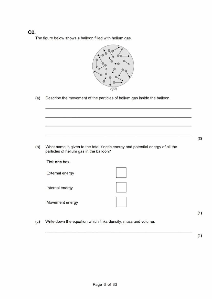revise
with
harry
AQA Physics
Topic 3: Particle model of
matter
Master Booklet
Answer the questions that are given to you, and you
can use t
