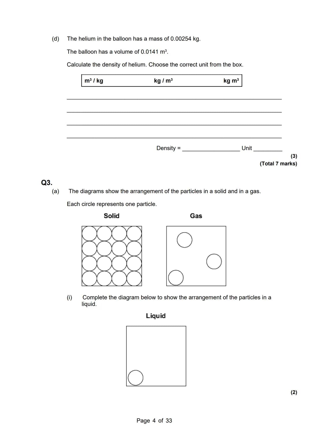 revise
with
harry
AQA Physics
Topic 3: Particle model of
matter
Master Booklet
Answer the questions that are given to you, and you
can use t