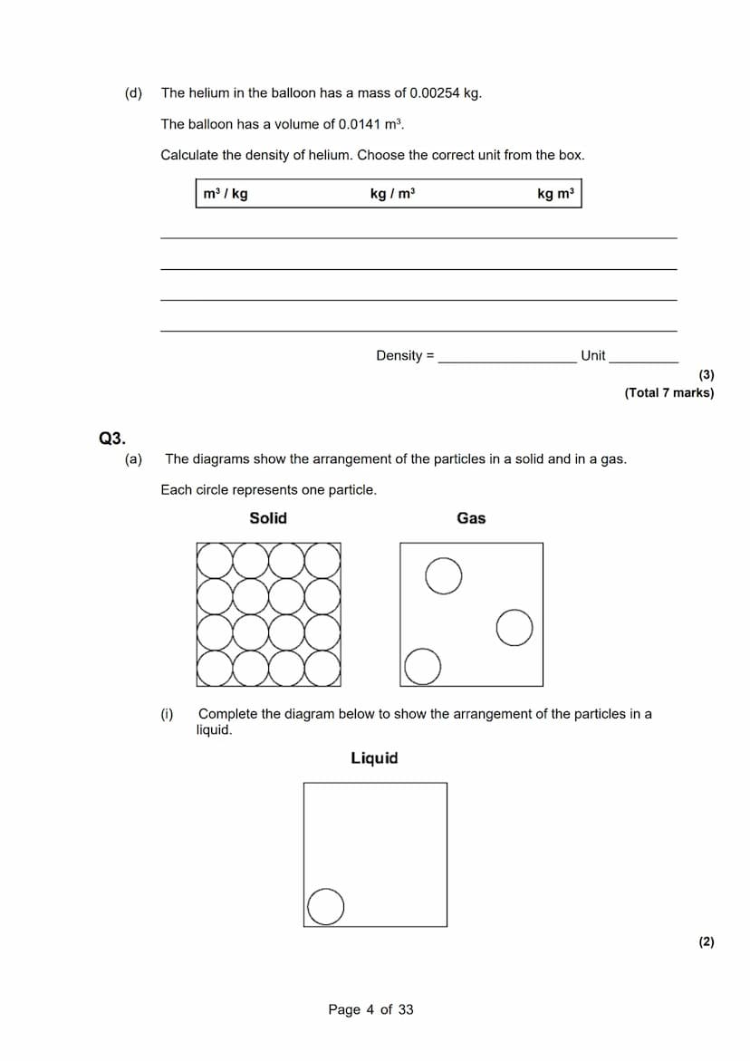 revise
with
harry
AQA Physics
Topic 3: Particle model of
matter
Master Booklet
Answer the questions that are given to you, and you
can use t