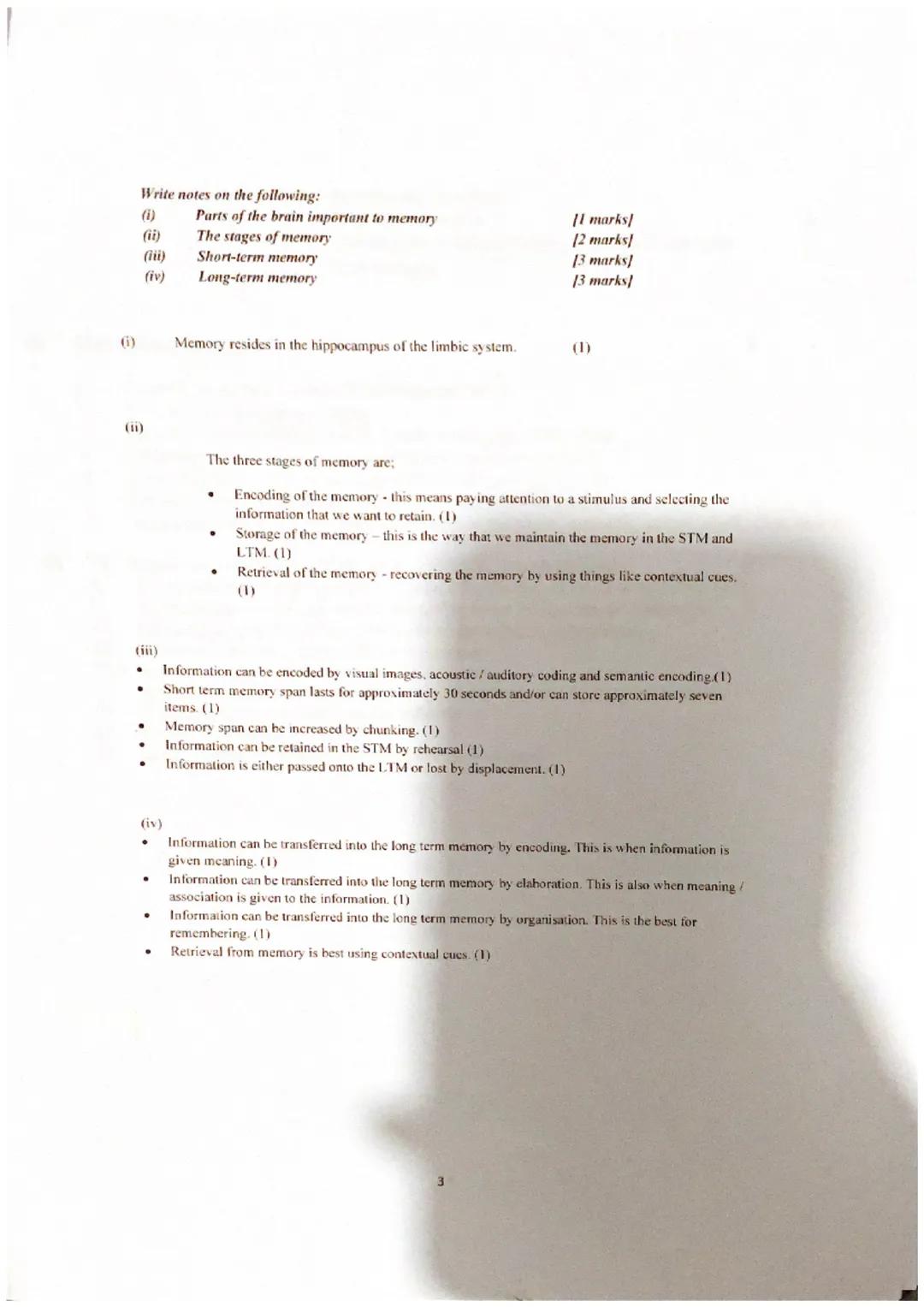 Essay Booklet- Unit 3
Neurobiology & Immunology
CfE Higher Human Biology
1 Give an account of the nervous system under the following heading