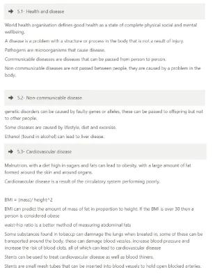 Know 5- Health, Disease and the Development of Medicines - GCSE Edexcel Biology thumbnail