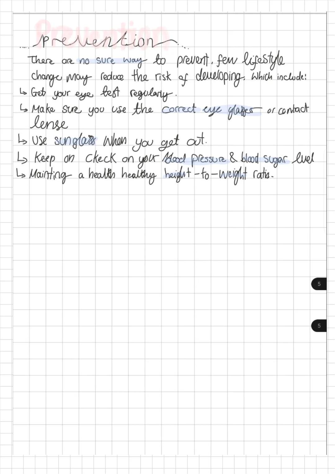 Cataracts

Risk Factors.....
↳ increasing age, diabetes, Excessive expure to sunloghl, smoking
Obesity, high blood pressure, previous eye in