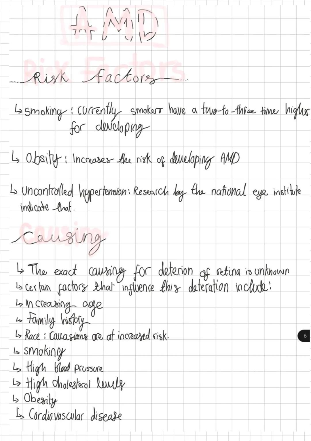 Cataracts

Risk Factors.....
↳ increasing age, diabetes, Excessive expure to sunloghl, smoking
Obesity, high blood pressure, previous eye in