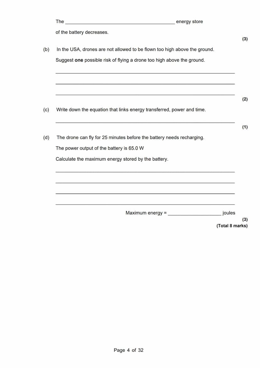 revise
with
harry
AQA Physics
Topic 1: Energy
Master Booklet
Answer the questions that are given to you, and you
can use the mark scheme pro