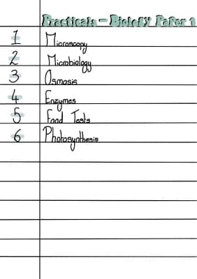 Know Required Practicals-Biology~Paper 1 thumbnail