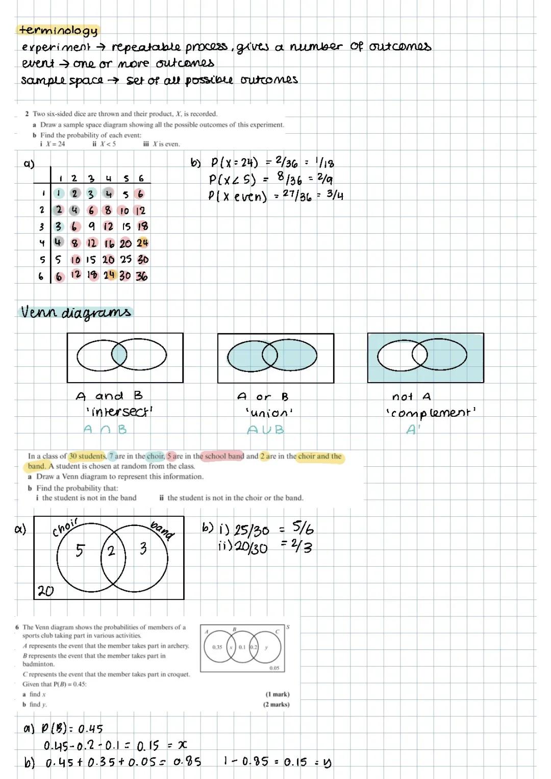 Fun with Probability: Venn Diagrams, Dice & More!