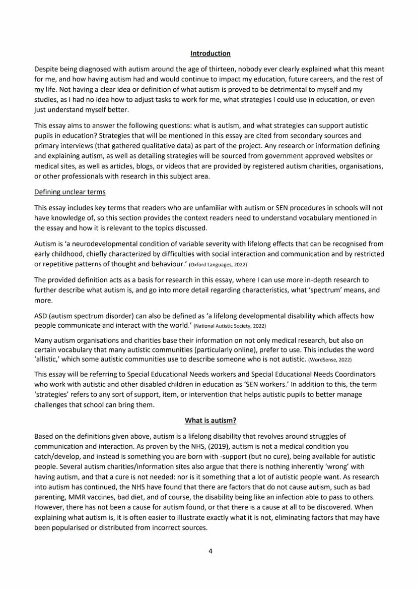
<h2 id="abstract">Abstract</h2>
<p>The aim of this extended essay is to provide a comprehensive understanding of autism from a diagnostic/m