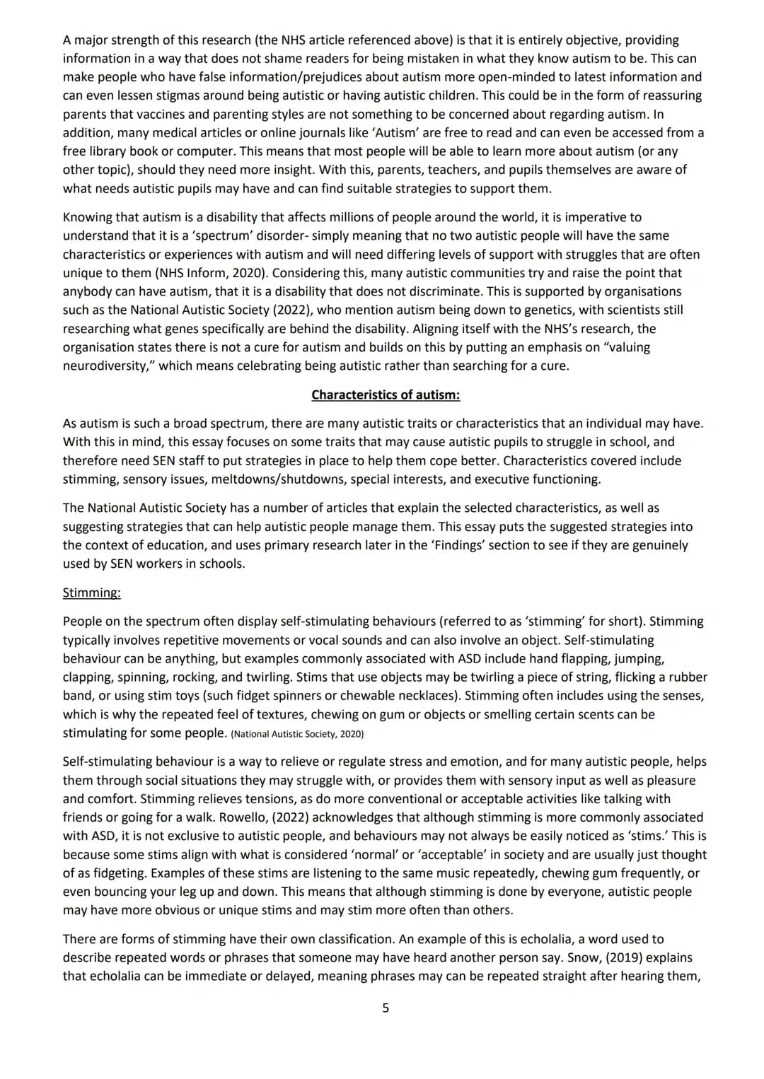 
<h2 id="abstract">Abstract</h2>
<p>The aim of this extended essay is to provide a comprehensive understanding of autism from a diagnostic/m