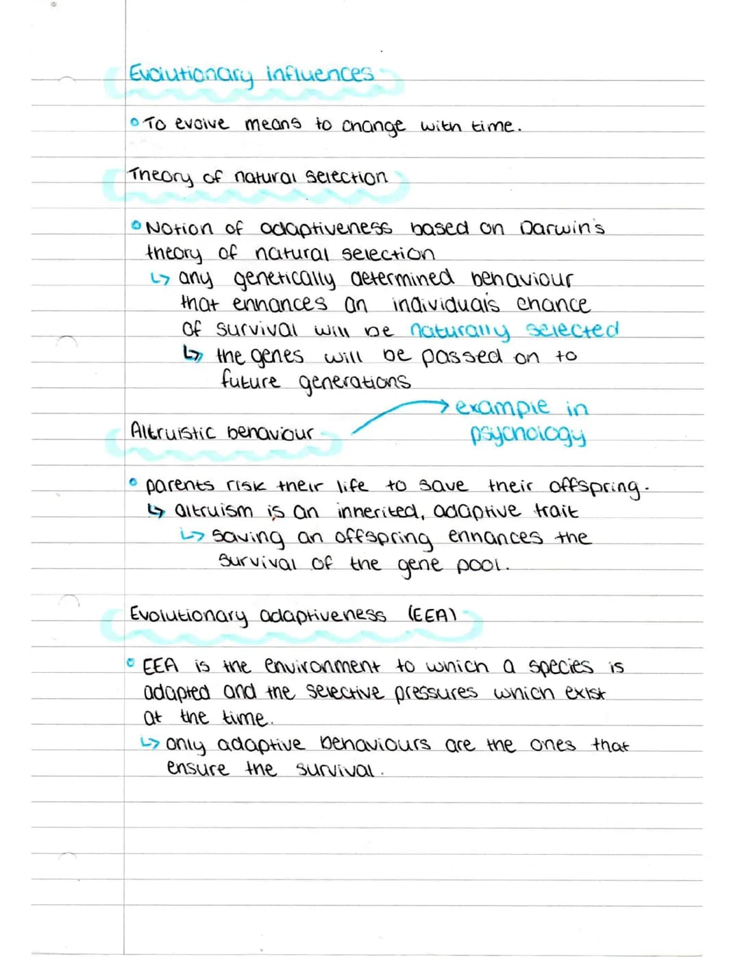 Biological Approach - Notes