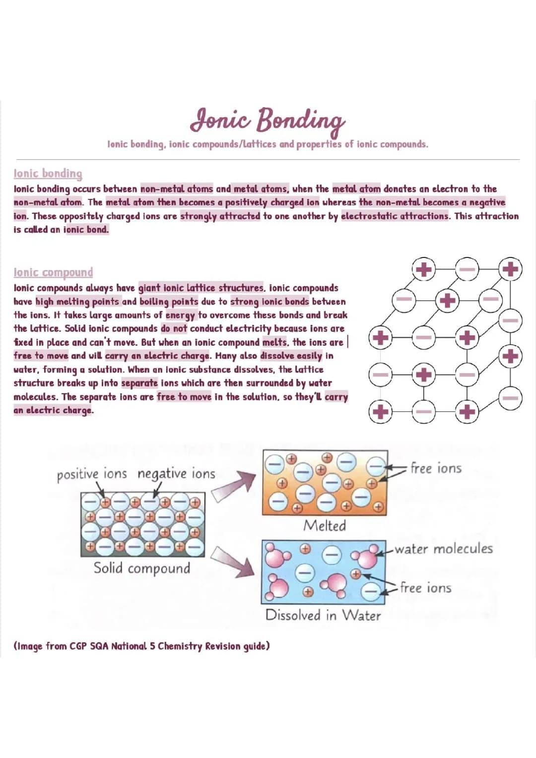 Ionic Bonding
