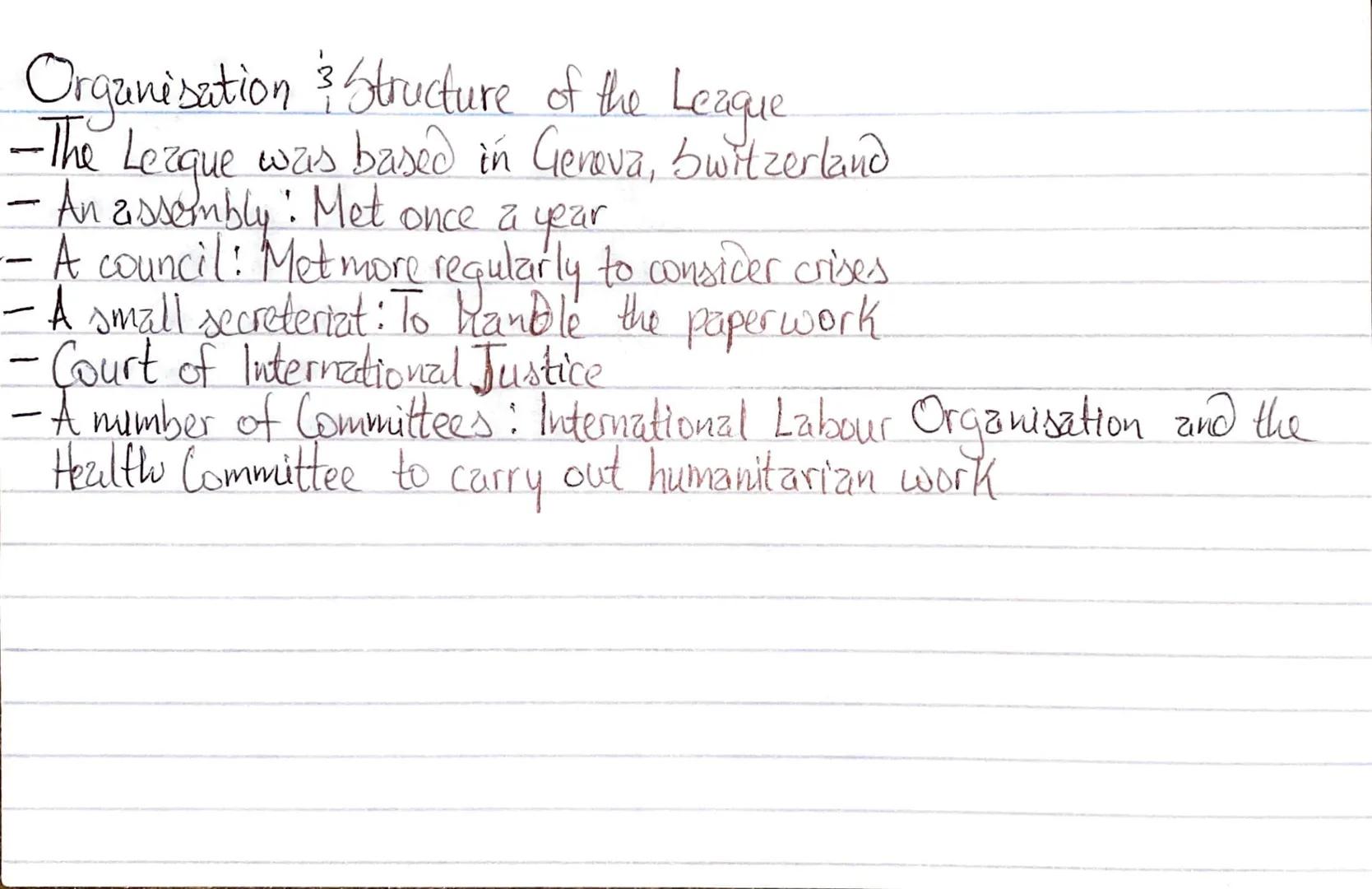Why the League was created

1920: Leaque set up gro
international court that
-The LON would function
through collective security
wald establ