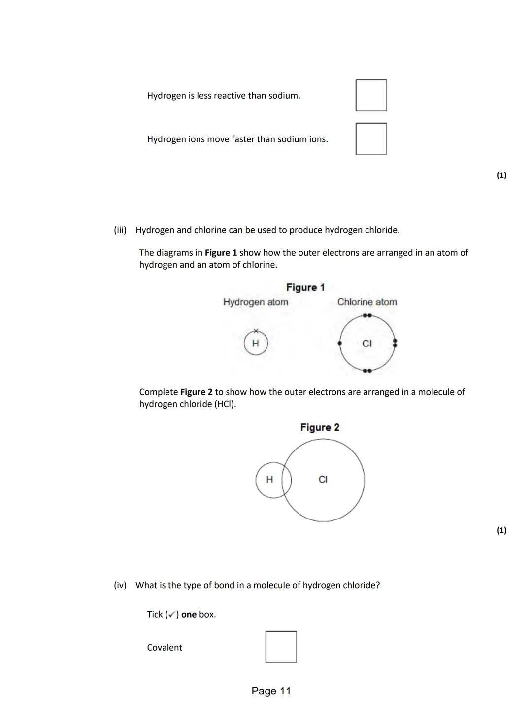 Q1.This question is about different substances and their structures.
(a) Draw one line from each statement to the diagram which shows the st