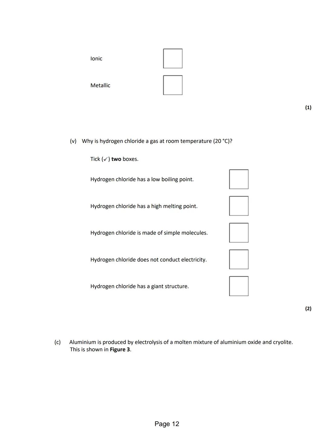 Q1.This question is about different substances and their structures.
(a) Draw one line from each statement to the diagram which shows the st