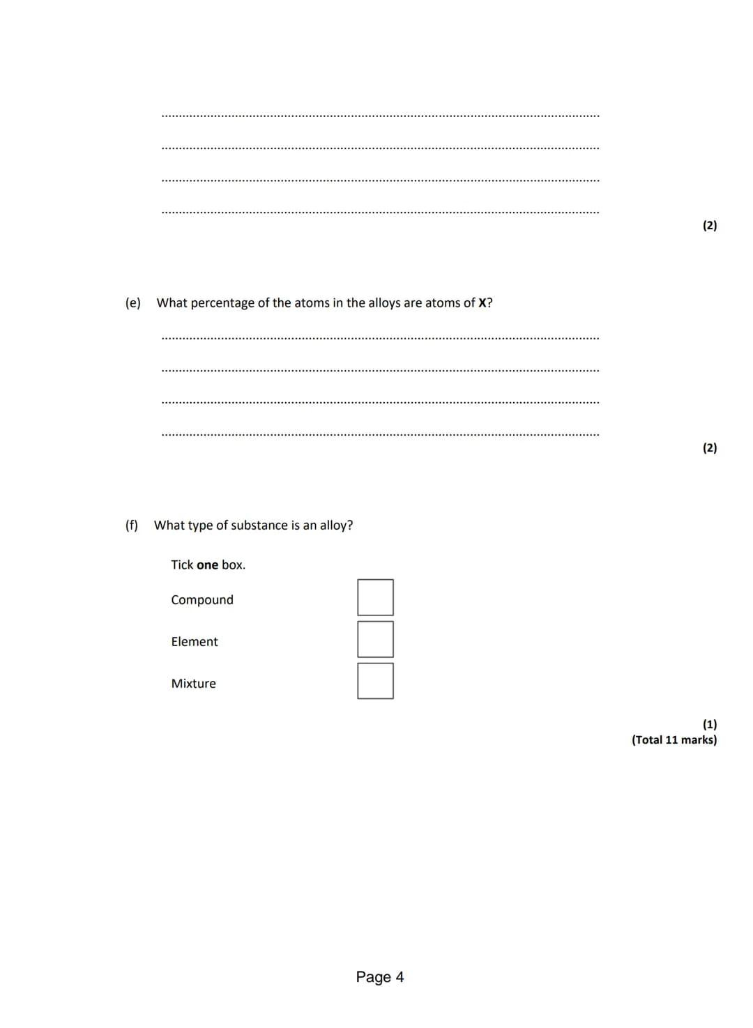 Q1.This question is about different substances and their structures.
(a) Draw one line from each statement to the diagram which shows the st