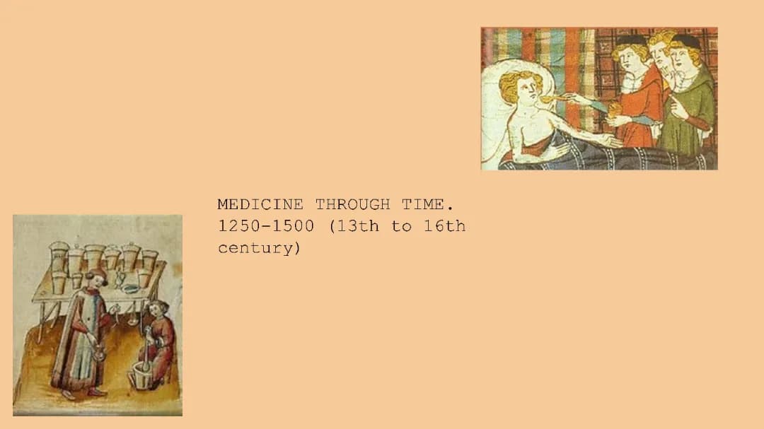 Medicine through time medieval 1250-1500