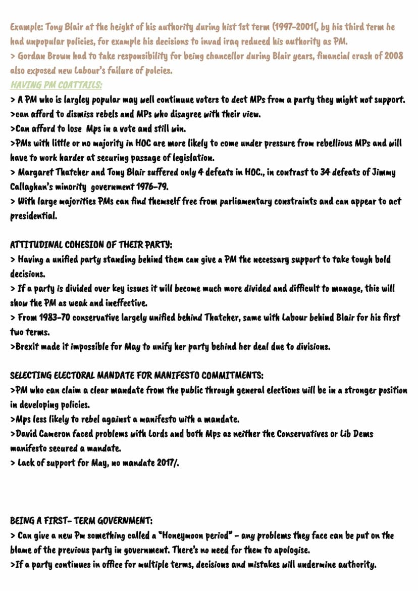 
<h2 id="largemajority">Large Majority</h2>
<p>Prime Ministers with a large majority in the House of Commons can afford to dismiss rebels an