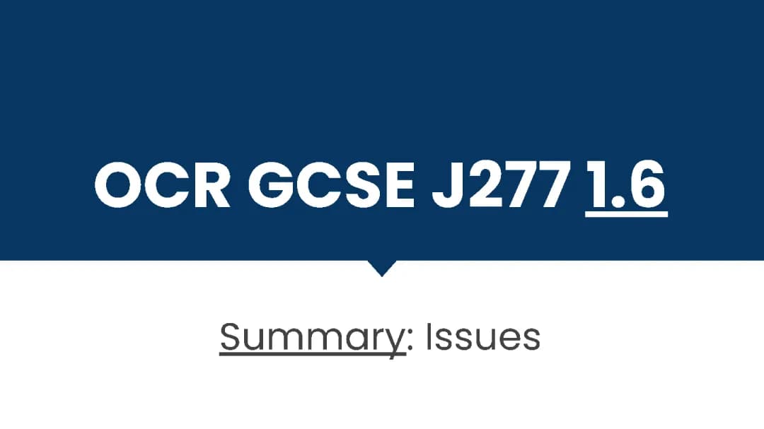2021 OCR GCSE J277 Revision Guide: Craig & Dave on Ethical, Legal, Cultural, and Environmental Issues