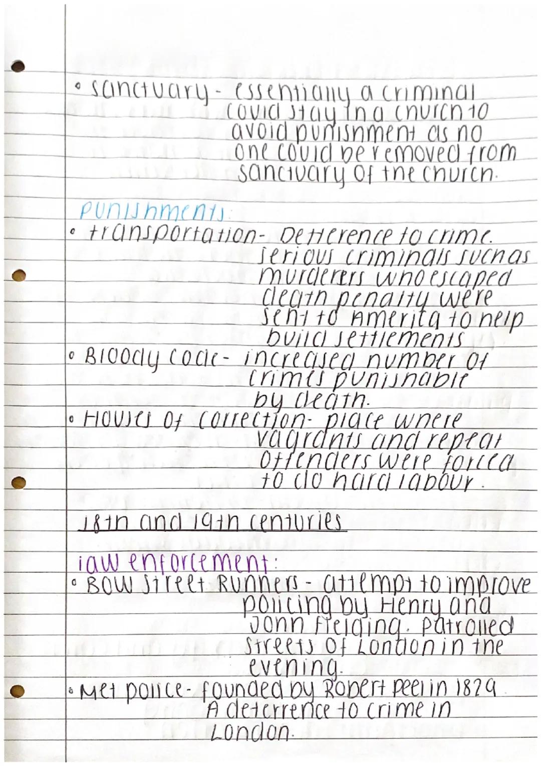 Crime and punishment paper 1

middle ages

lawenforcement:
*   nue and cry- it one person in a village
    or area was avictim of a
    crim