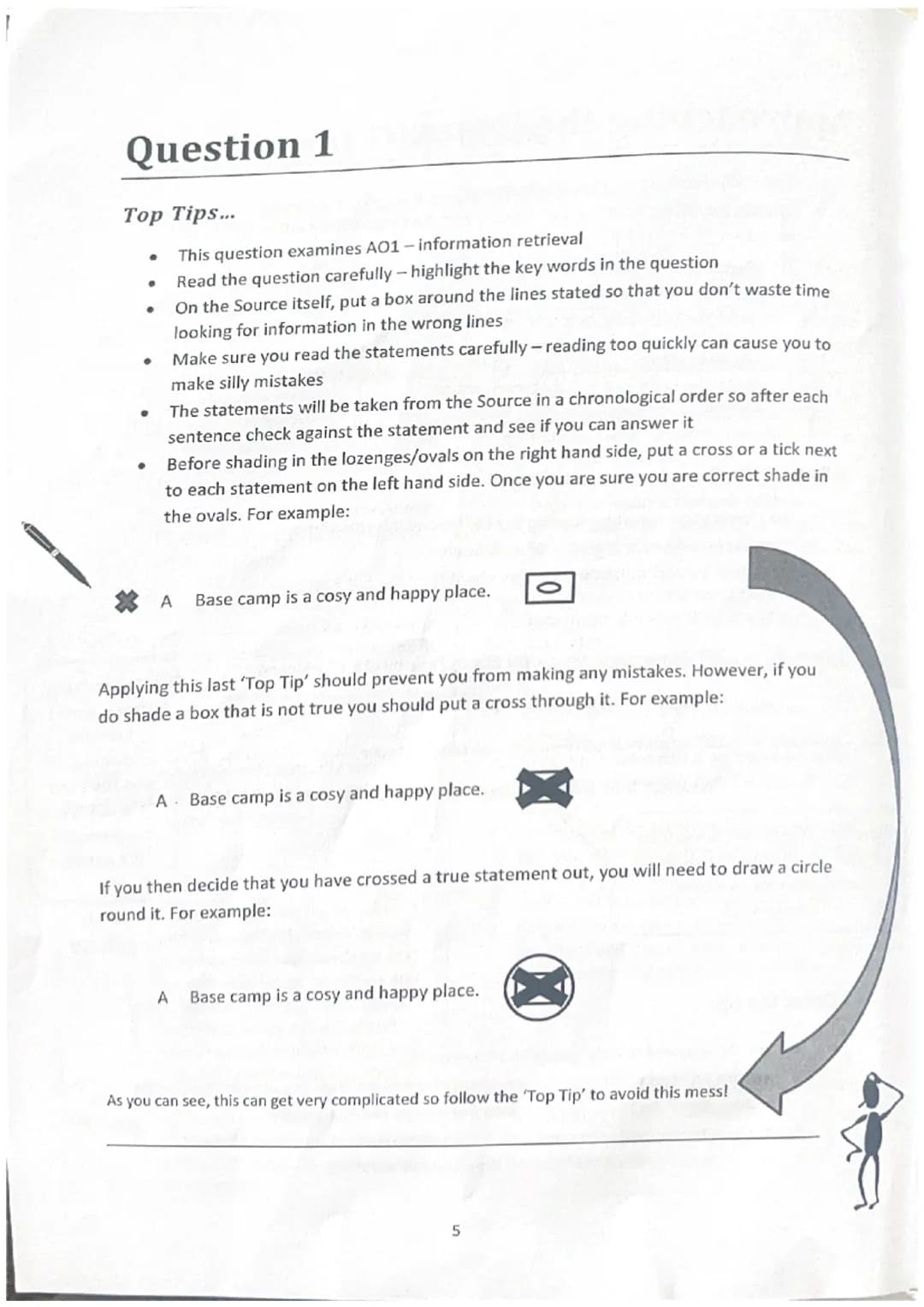 Question 1
Top Tips...
·
This question examines AO1-information retrieval
Read the question carefully-highlight the key words in the questio