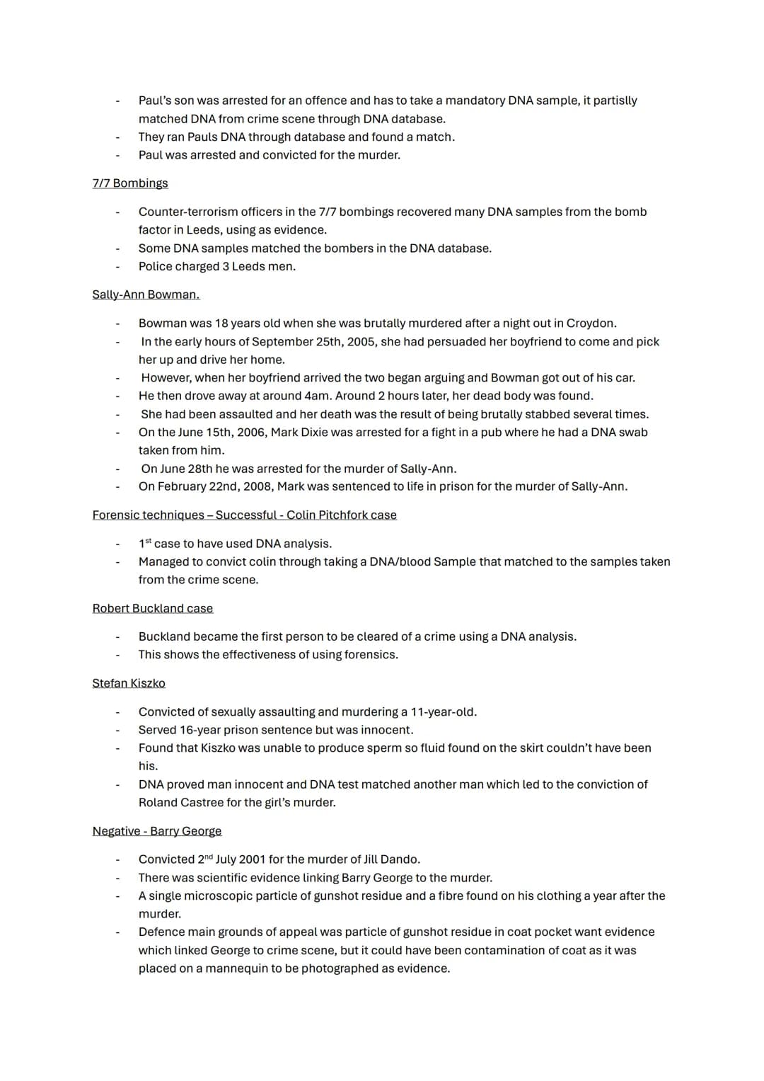 Criminology Unit 3 case studies.
AC1.1
Police officers - Negative.
The Stephen Lawrence case.
The MacPherson report was issued because of th