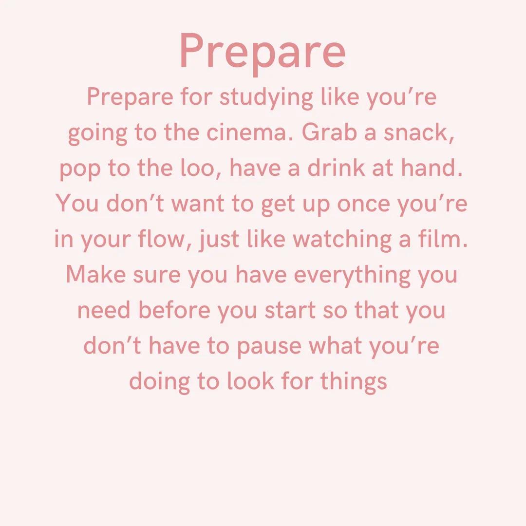 Positive mindset for
Studying Exercise
Get yourself outdoors at least once a
day. Whether it's going for a walk,
bike ride, football with so